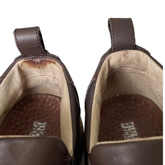 Duluth Trading Co Men's Size 10M Tower Hill Brown Leather Slip On Loafer Shoes - Picture 10 of 11